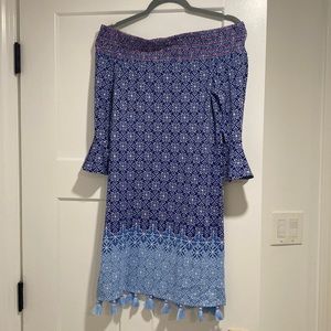 Cabana life off the shoulders dress